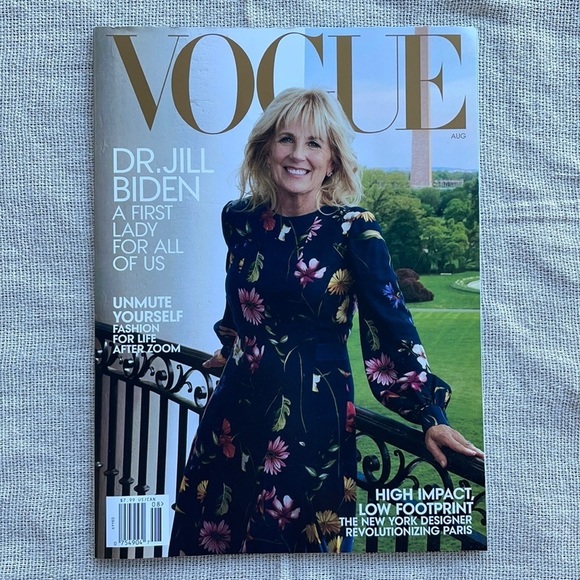 Vogue Aug 2021 Fashion magazine Dr Jill - Picture 1 of 8